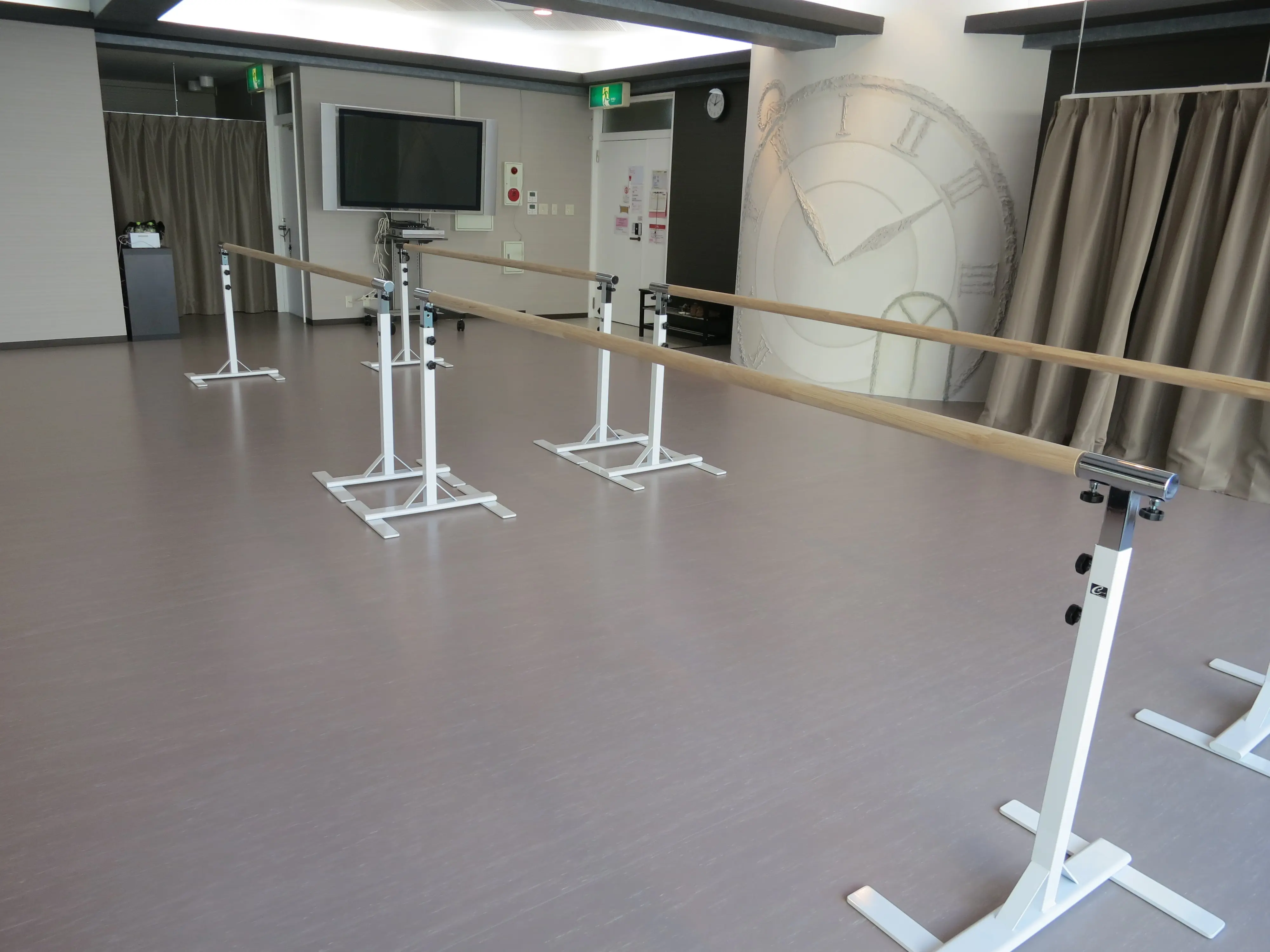 バレエ用　レッスンバー　固定式 バレエ用 レッスンバー 固定式